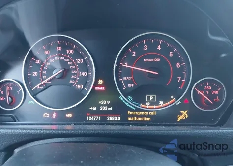 2016 BMW 328I from USA, damaged, VIN WBA8E9G57GNT42131